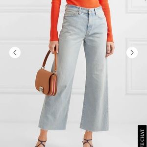 NWT SIMON MILLER W006 Cropped Wide Leg Jeans